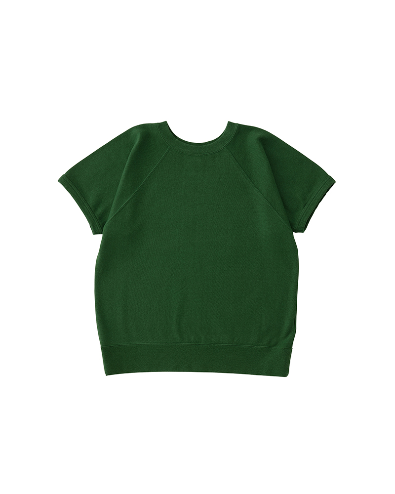 RAGLAN SWEAT S/S (C/WS) W GREEN 0