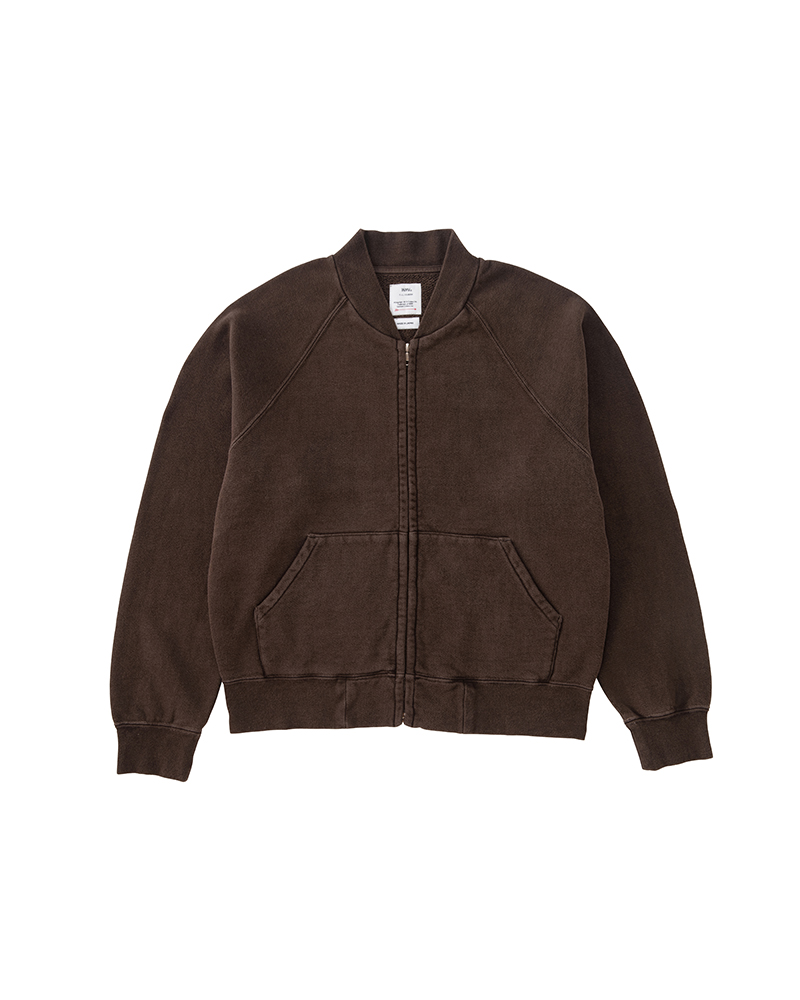 RAGLAN BLOUSON F.Z. (N.D.) W DK.MUD 0