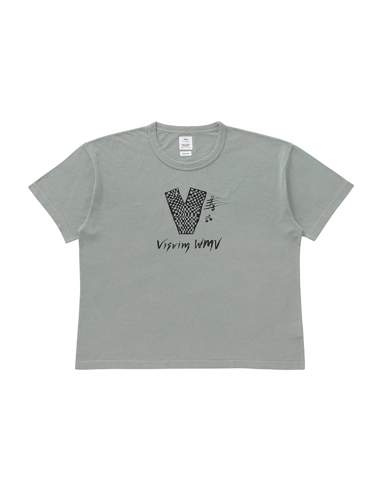 JUMBO TEE S/S DMGD W LT.GREEN 0