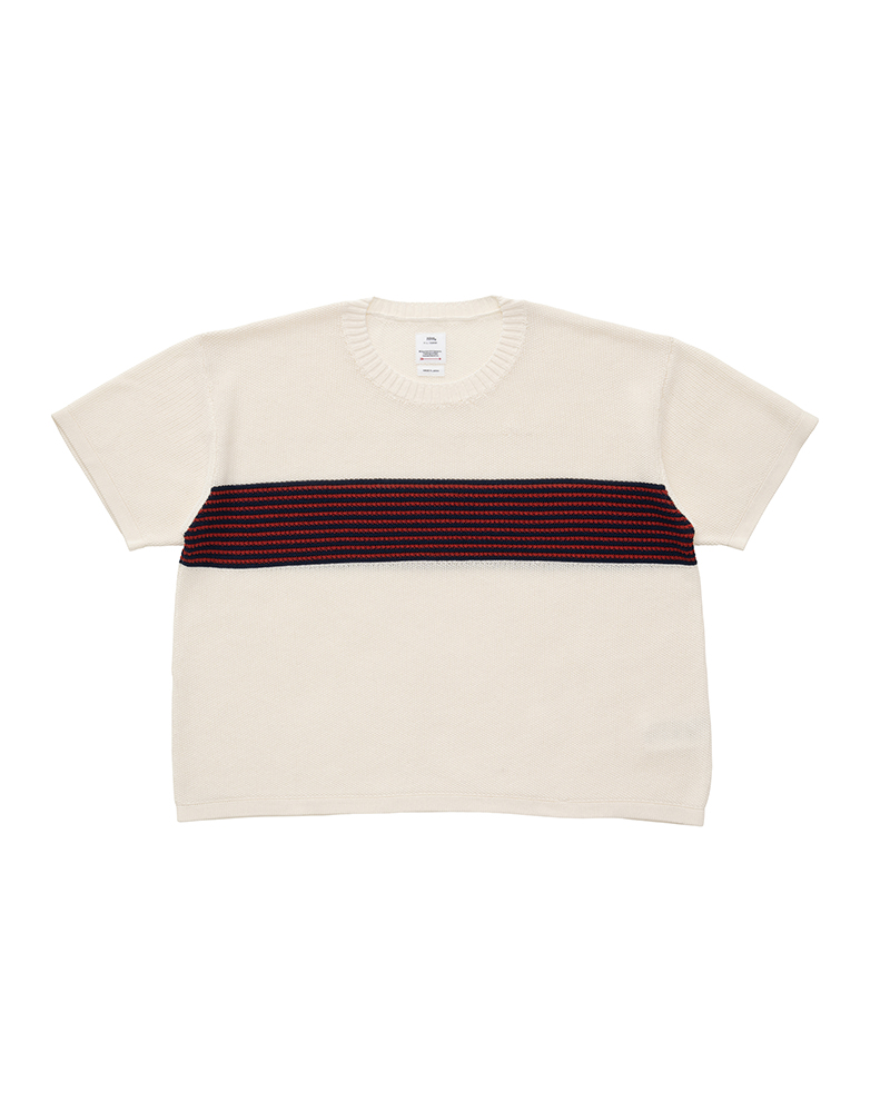 JUMBO KNIT S/S (SI/C) W IVORY 0