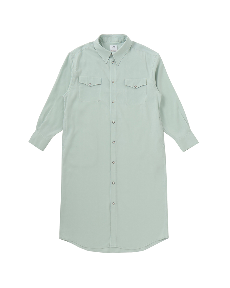 RUST BELT DRESS L/S W LT.GREEN 00