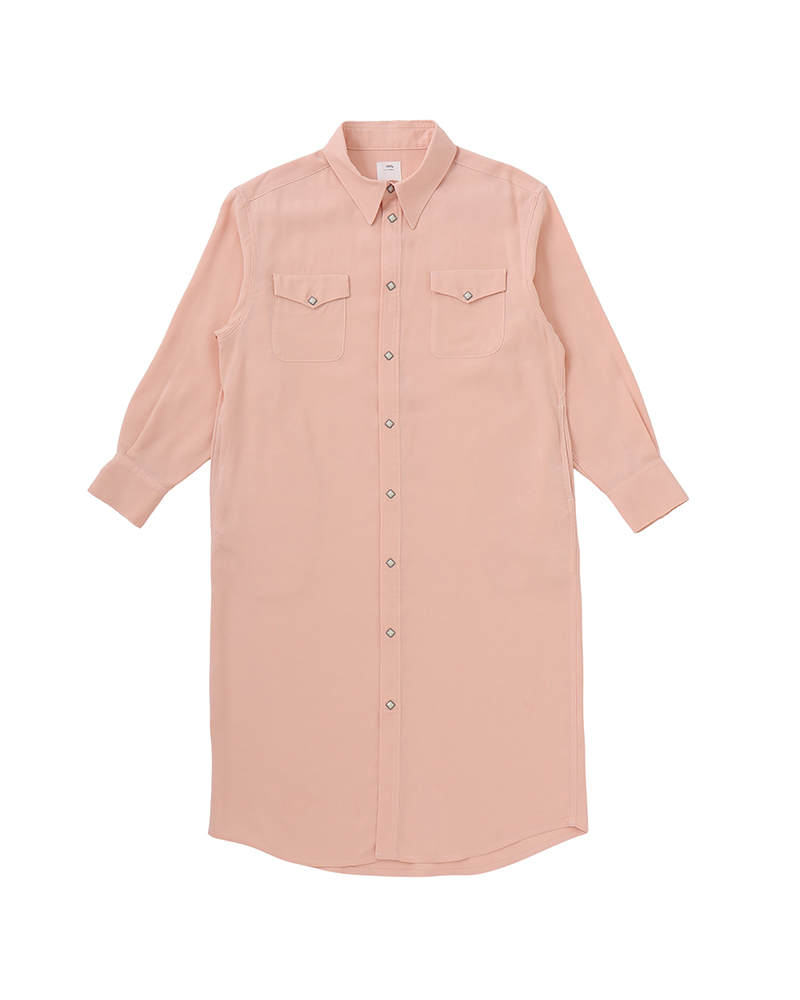 RUST BELT DRESS L/S W PINK 00