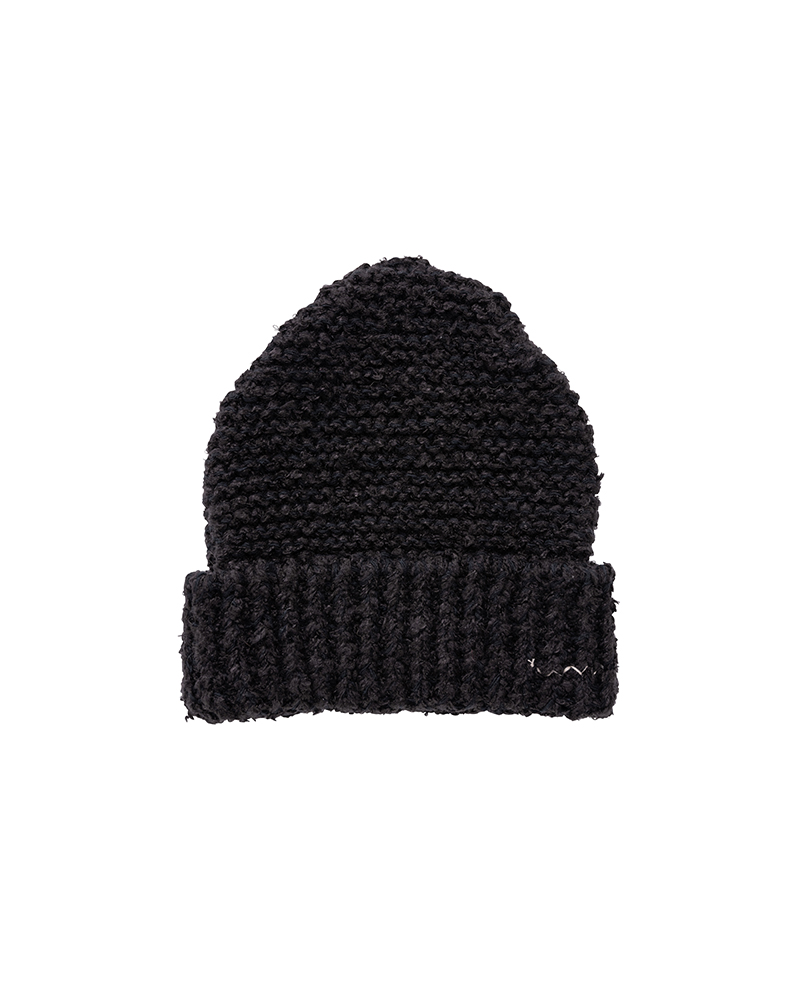 KNIT CAP (MAWATA) W BLACK -