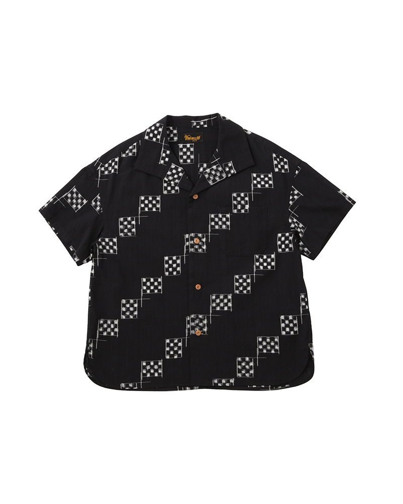 JULIE O.C. SHIRT S/S KASURI W BLACK 0