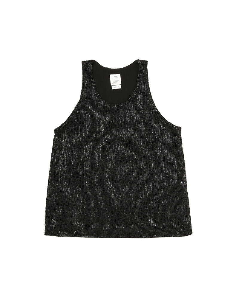 BEADS TANK TOP W BLACK 0