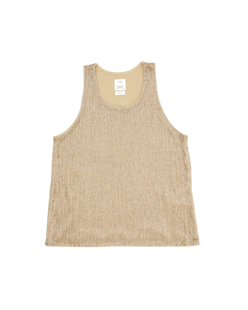 BEADS TANK TOP W GOLD 0