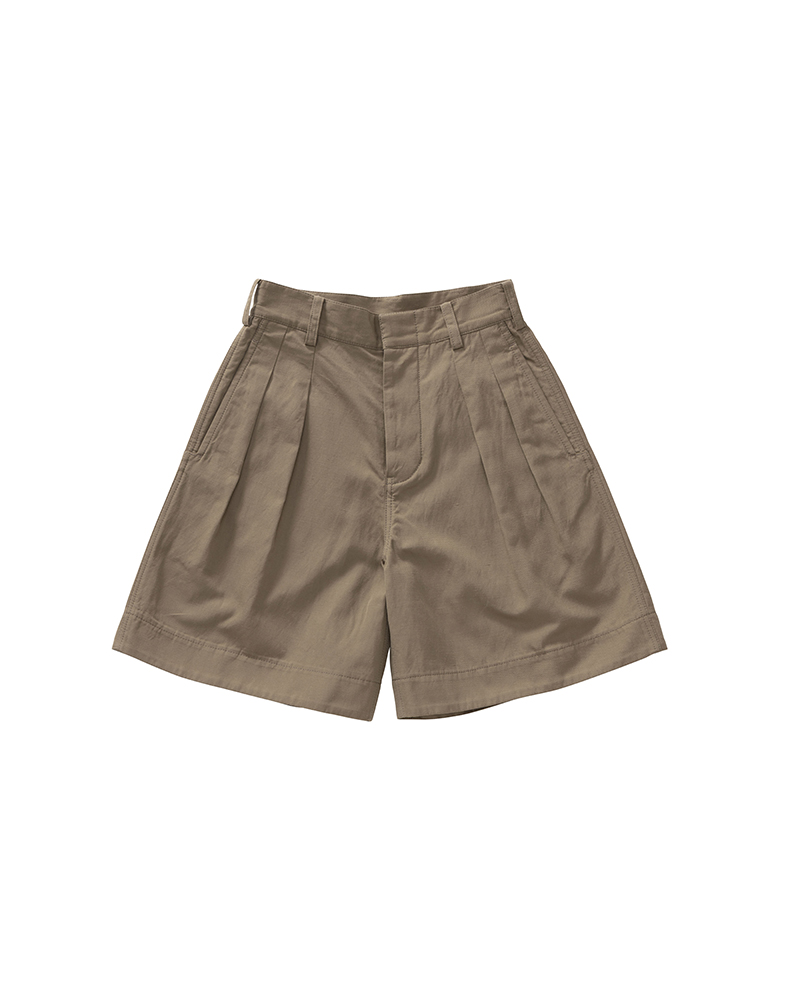 BERET SHORTS W BEIGE 0
