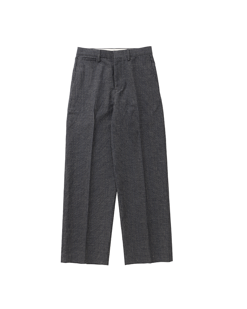 PENNY SLACKS SANTOME CHECK W NAVY 00