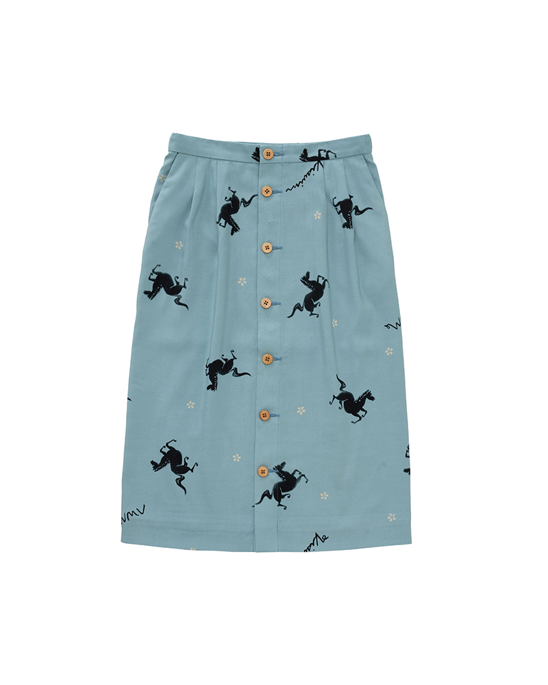 B.D. SKIRT W LT.GREEN 00