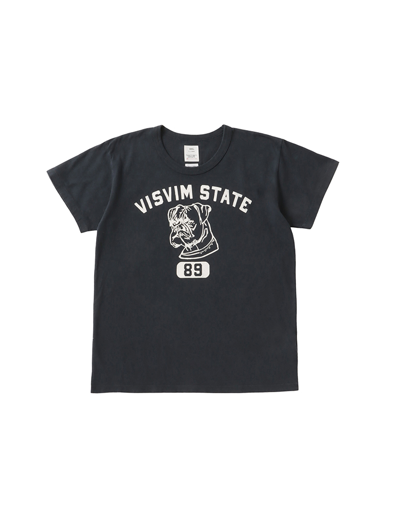 BOX TEE S/S 89 DMGD W BLACK 0