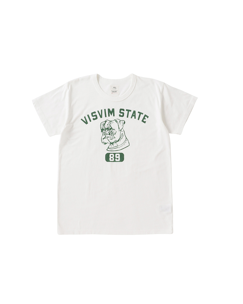 BOX TEE S/S 89 DMGD W WHITE 0