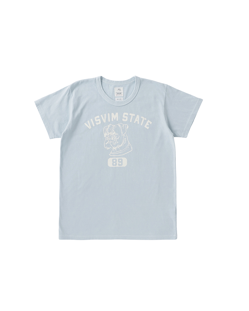 BOX TEE S/S 89 DMGD W LT.BLUE 0