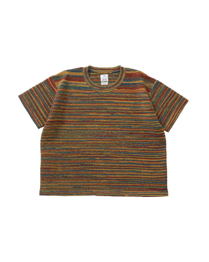 JUMBO KNIT TEE S/S W RED 0