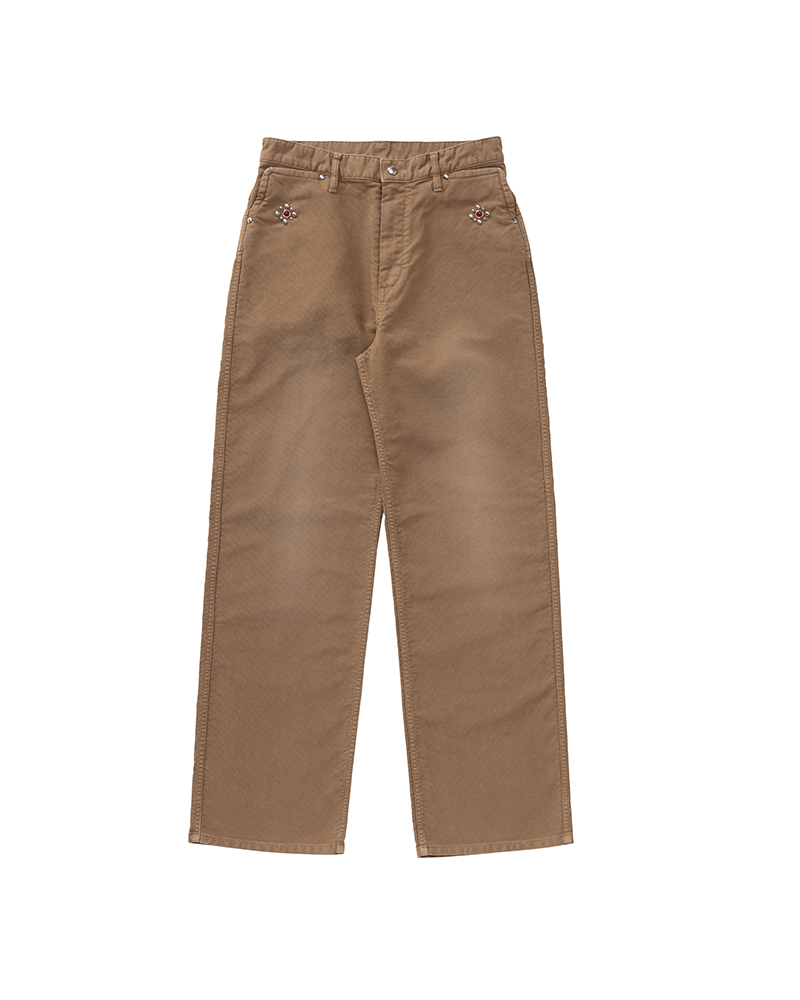 SWAIN STUDDED G.CORDS W LT.BROWN 00