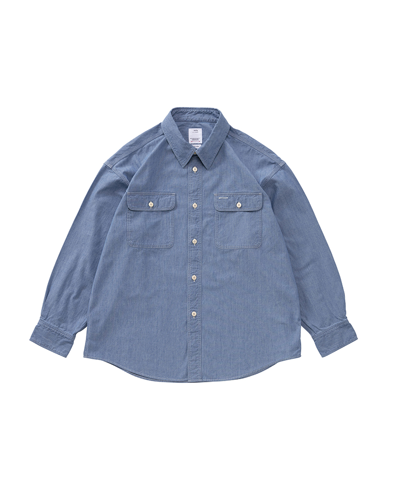 LANEE CHAMBRAY L/S W LT.INDIGO 0