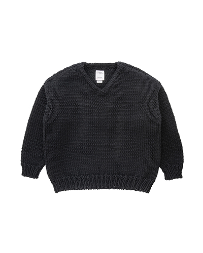 AMPLUS V-NECK HAND-KNIT