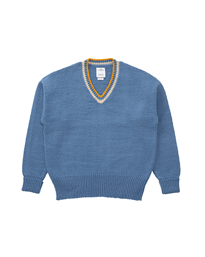 COLLEGE V-NECK KNIT