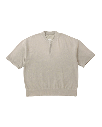 MONDO HENLEY ZIP S/S CRASH