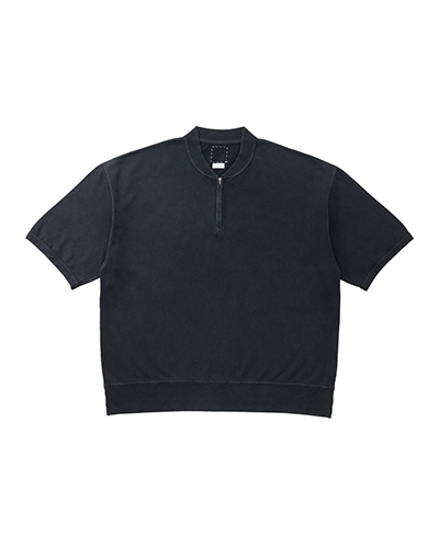 MONDO HENLEY ZIP S/S DMGD