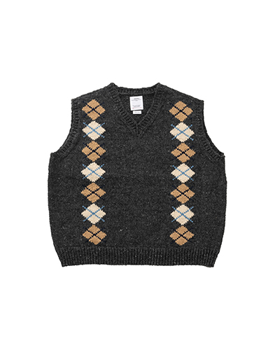 DIAMANTE VEST KNIT