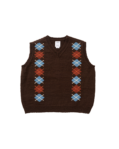 DIAMANTE VEST KNIT