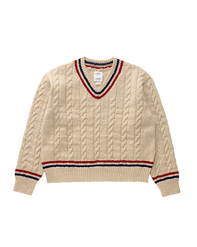 COLLEGIA V-NECK KNIT