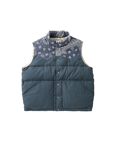 KERCHIEF DOWN VEST