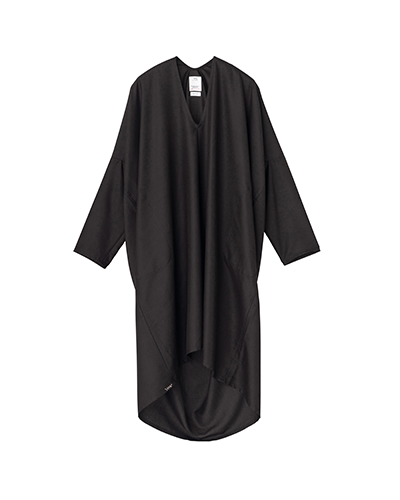 RUANA DRESS L/S (SILK) W