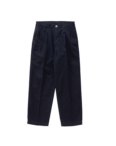 PLEATED WIDE CHINO W