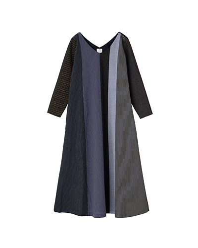 V-NECK LONG DRESS SANTOME P.W. W