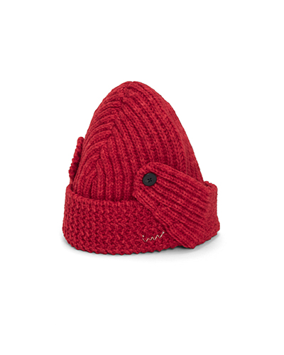 EAR FLAP KNIT HAT (N.D.) W