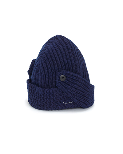 EAR FLAP KNIT HAT (N.D.) W