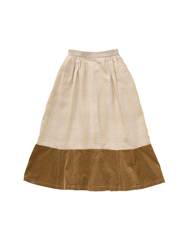 ELEVATION CHECK SKIRT W
