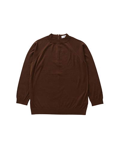 MOC NECK KNIT W