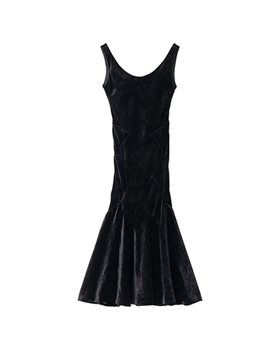 VELVET DRESS W