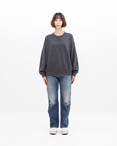 AMPLUS SWEAT L/S (SUPERFINE) W