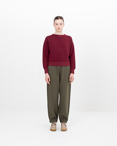 CARREE SWEAT L/S (FINE WOOL) W