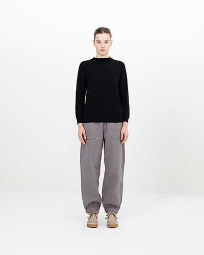 MOC NECK KNIT W