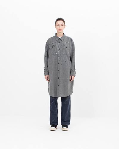 CHAMBRAY DRESS W